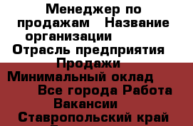 Менеджер по продажам › Название организации ­ Snaim › Отрасль предприятия ­ Продажи › Минимальный оклад ­ 30 000 - Все города Работа » Вакансии   . Ставропольский край,Ессентуки г.